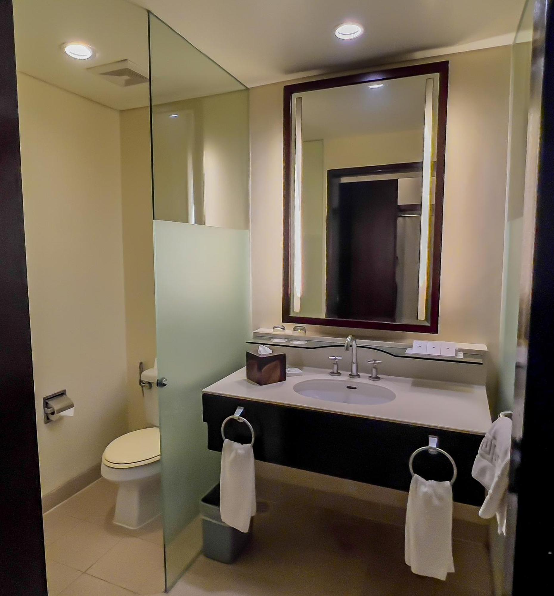 Taal Vista Hotel Tagaytay City Eksteriør billede Bathroom in a hotel room